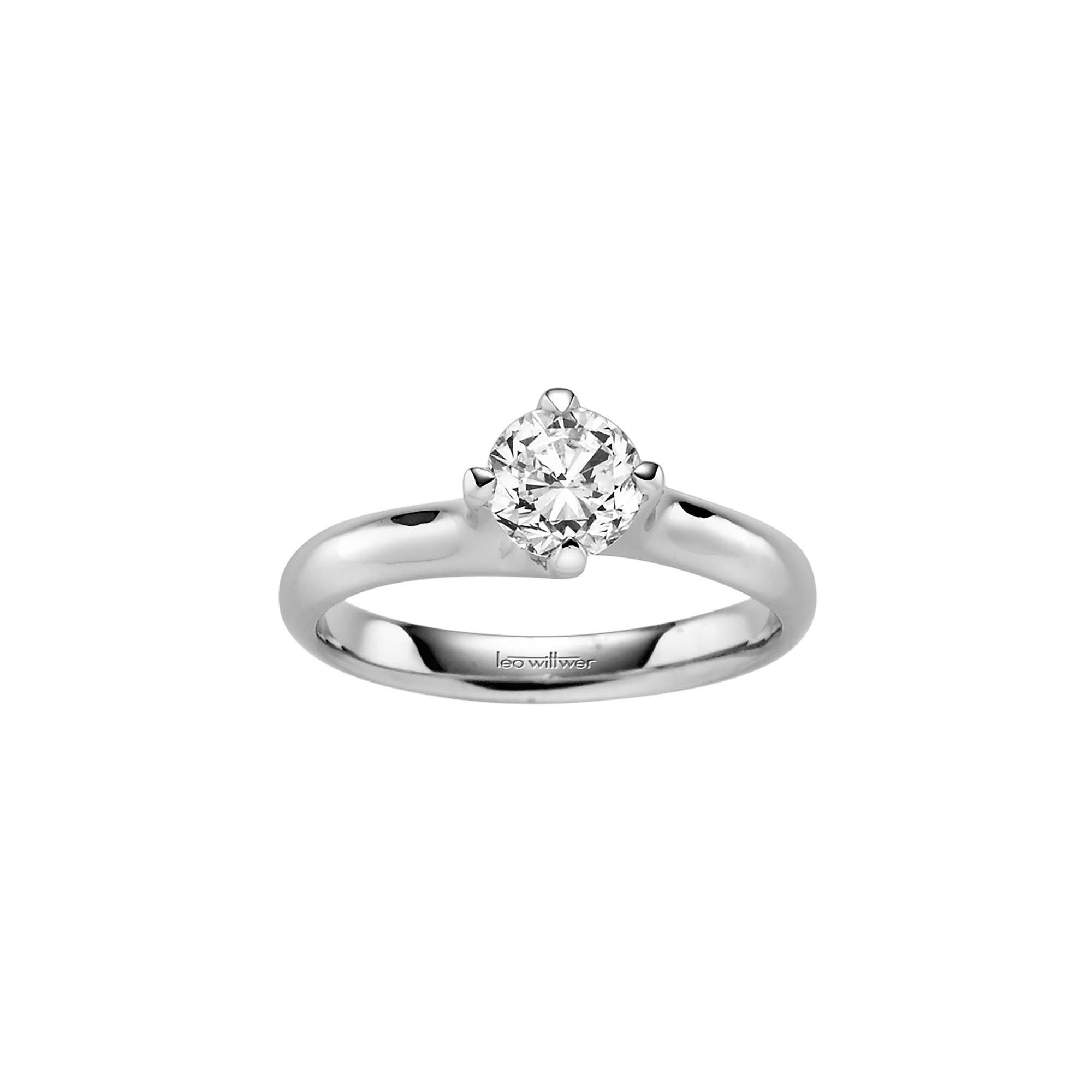 Leo Wittwer Candlelight Solitaire Ring