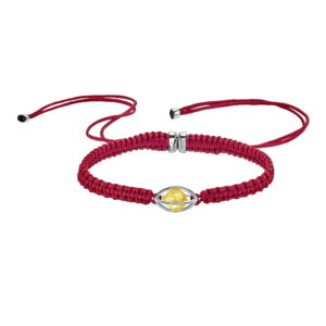 LEO WITTWER Rough Cut® Macramé Armband