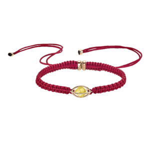 LEO WITTWER Rough Cut® Macramé Armband