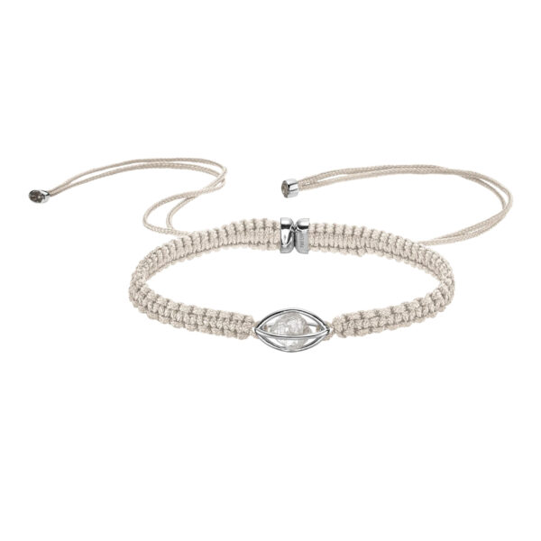 LEO WITTWER Rough Cut® Macramé Armband