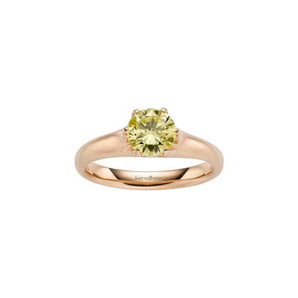 LEO WITTWER Candlelight Solitaire Ring