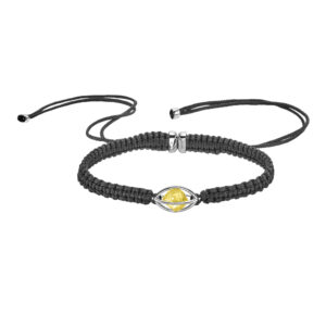 LEO WITTWER Rough Cut® Macramé Armband