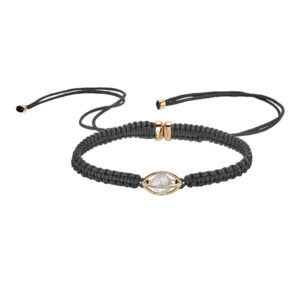 LEO WITTWER Rough Cut® Macramé Armband