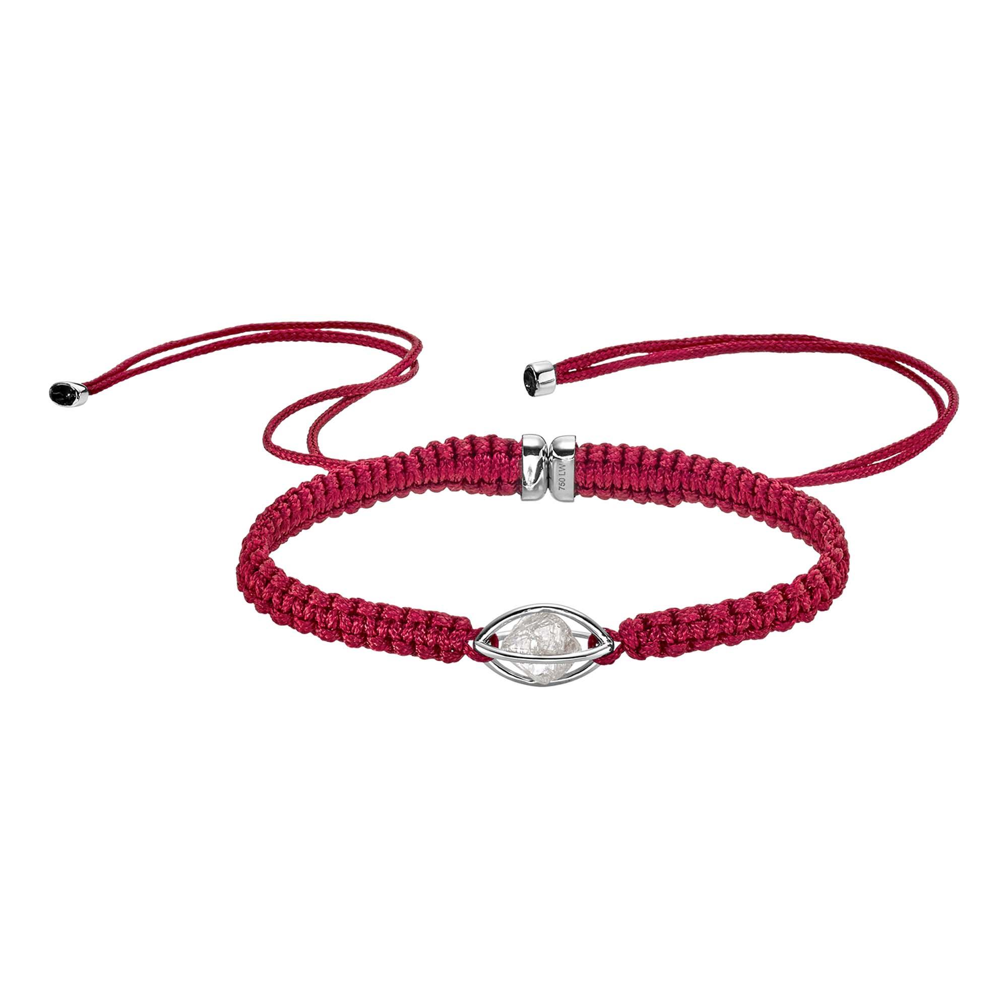 Leo Wittwer Rough Cut® Macramé Armband