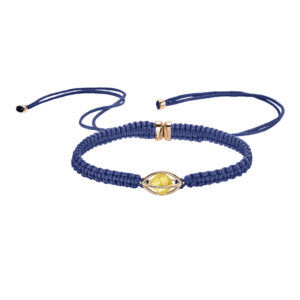 LEO WITTWER Rough Cut® Macramé Armband