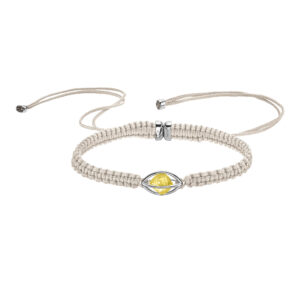 LEO WITTWER Rough Cut® Macramé Armband