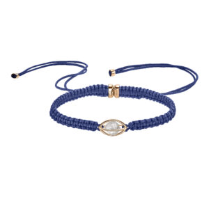LEO WITTWER Rough Cut® Macramé Armband