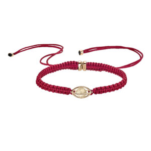 LEO WITTWER Rough Cut® Macramé Armband