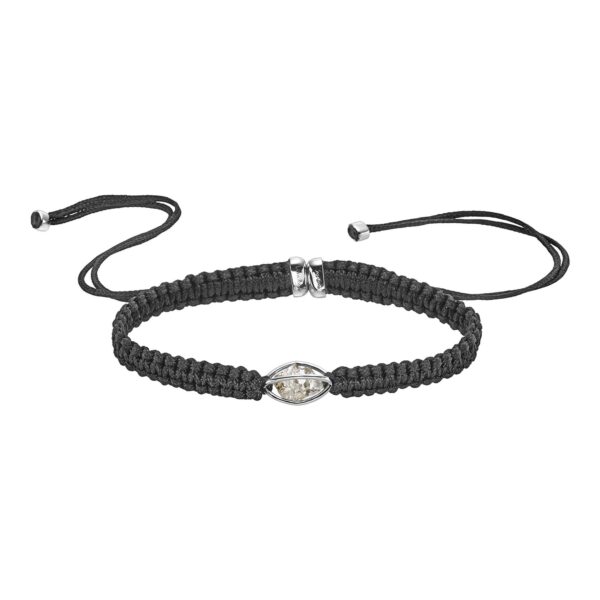 LEO WITTWER Rough Cut® Macramé Armband