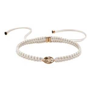 LEO WITTWER Rough Cut® Macramé Armband