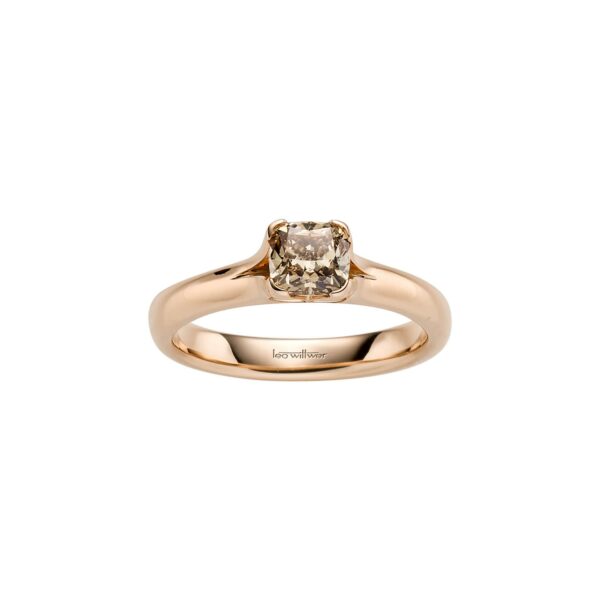 LEO WITTWER Candlelight Solitaire Ring