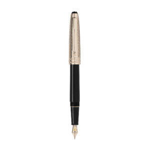 MONTBLANC Meisterstück Doué Geometry Champagne Gold-Coated Classique Füllfederhalter