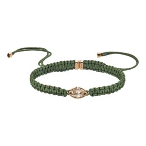 LEO WITTWER Rough Cut® Macramé Armband