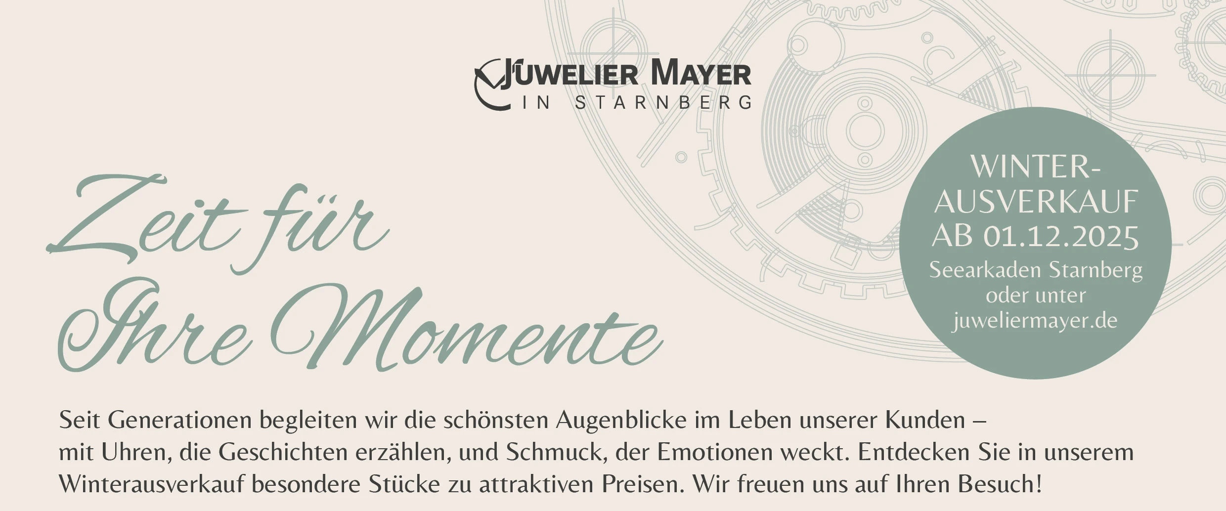 Winterausverkauf Juwelier Mayer