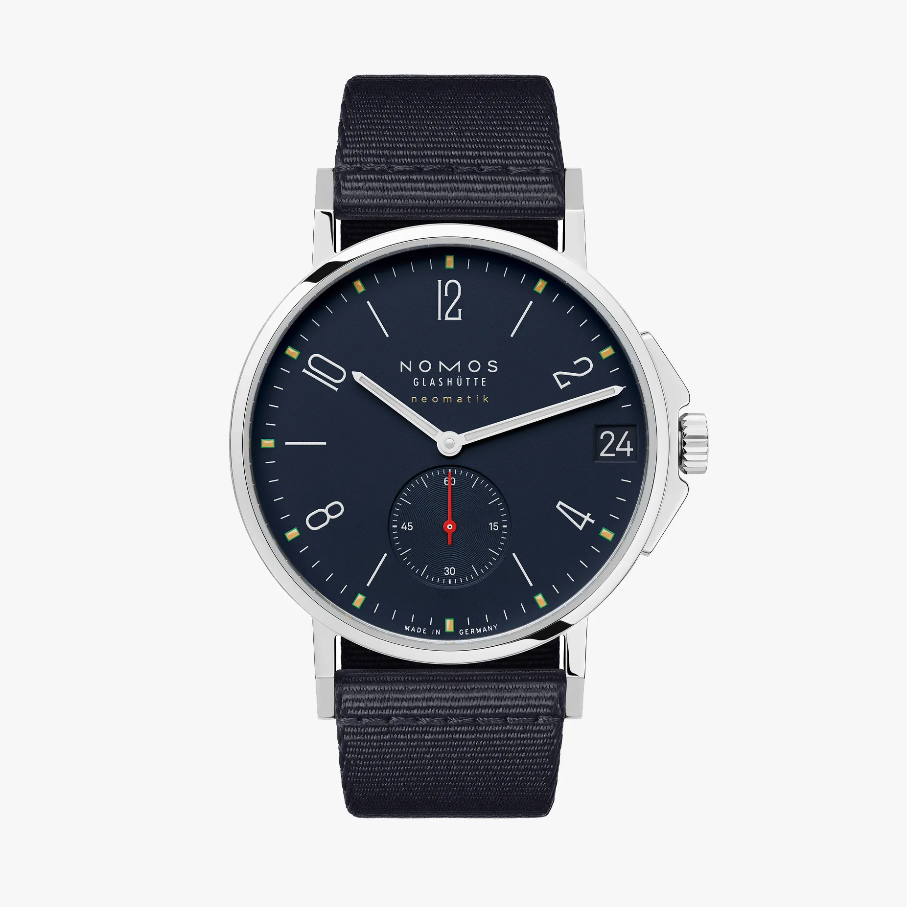 Nomos Glashütte Ahoi neomatik 38 Datum Atlantik