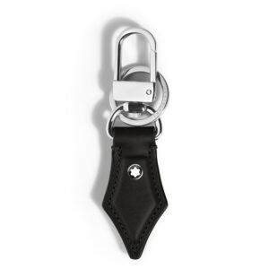 Montblanc Schlüsselanhänger mit Federdetail aus Meisterstück Leder