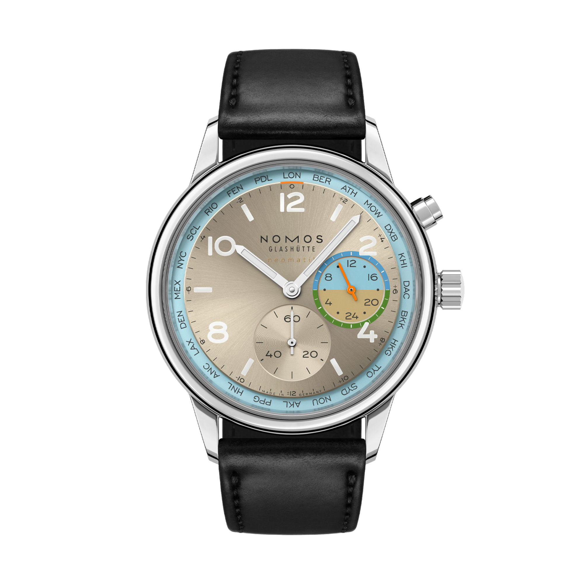 NOMOS Glashütte Club Sport Neomatik Worldtimer Roam
