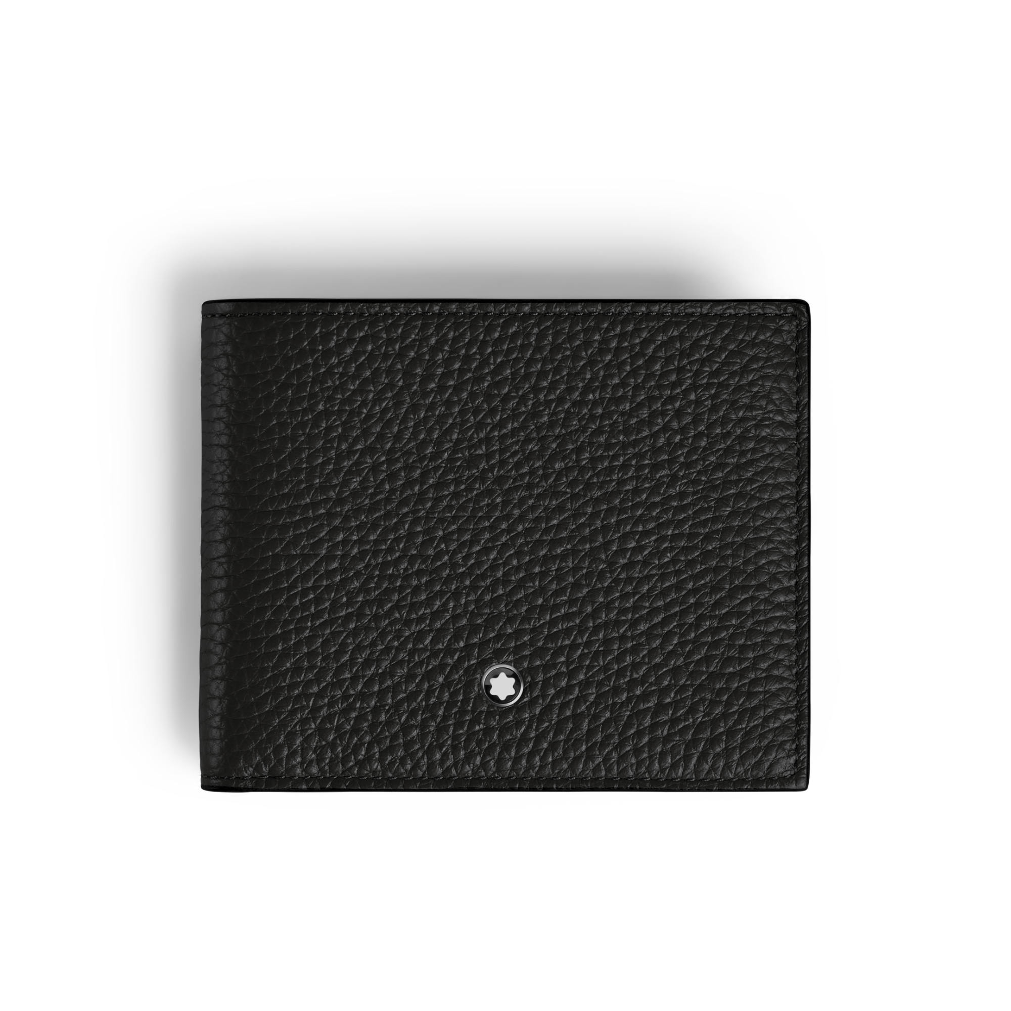 Montblanc Brieftasche 4 cc mit Münzfach aus Grain Leder