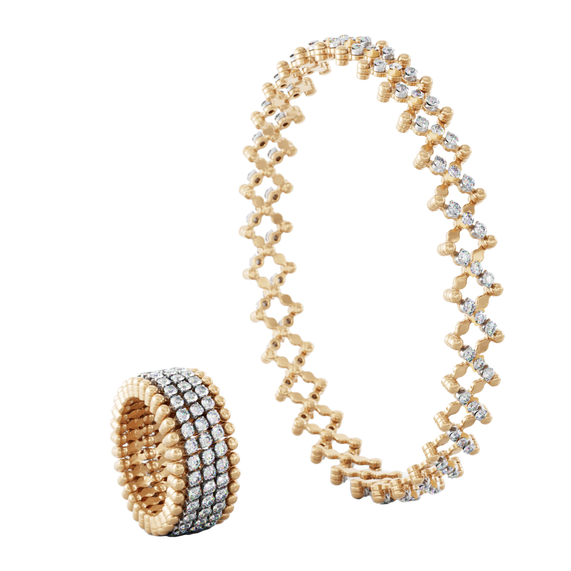 Serafino Consoli Serafino Multi-Size Ring und Armreif