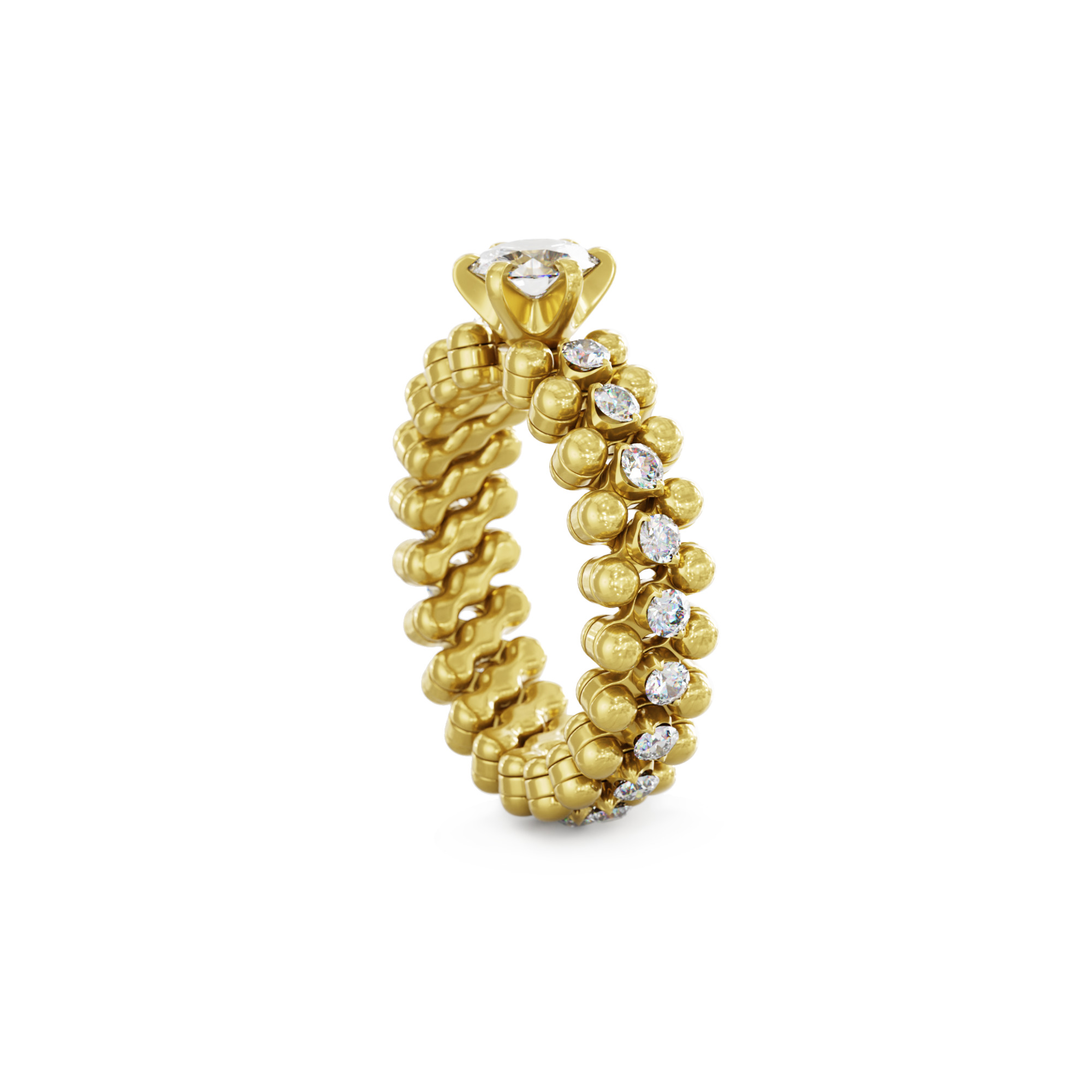 Serafino Consoli Brevetto Solitaire Multi-Size Ring