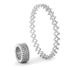 Serafino Consoli Brevetto Multi-Size Ring und Armband