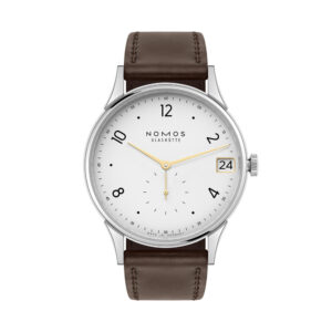 NOMOS Glashütte Minimatik 39 Datum Gold