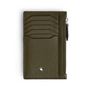 Montblanc Kartenetui 8 cc mit Reißverschluss aus Grain Leder