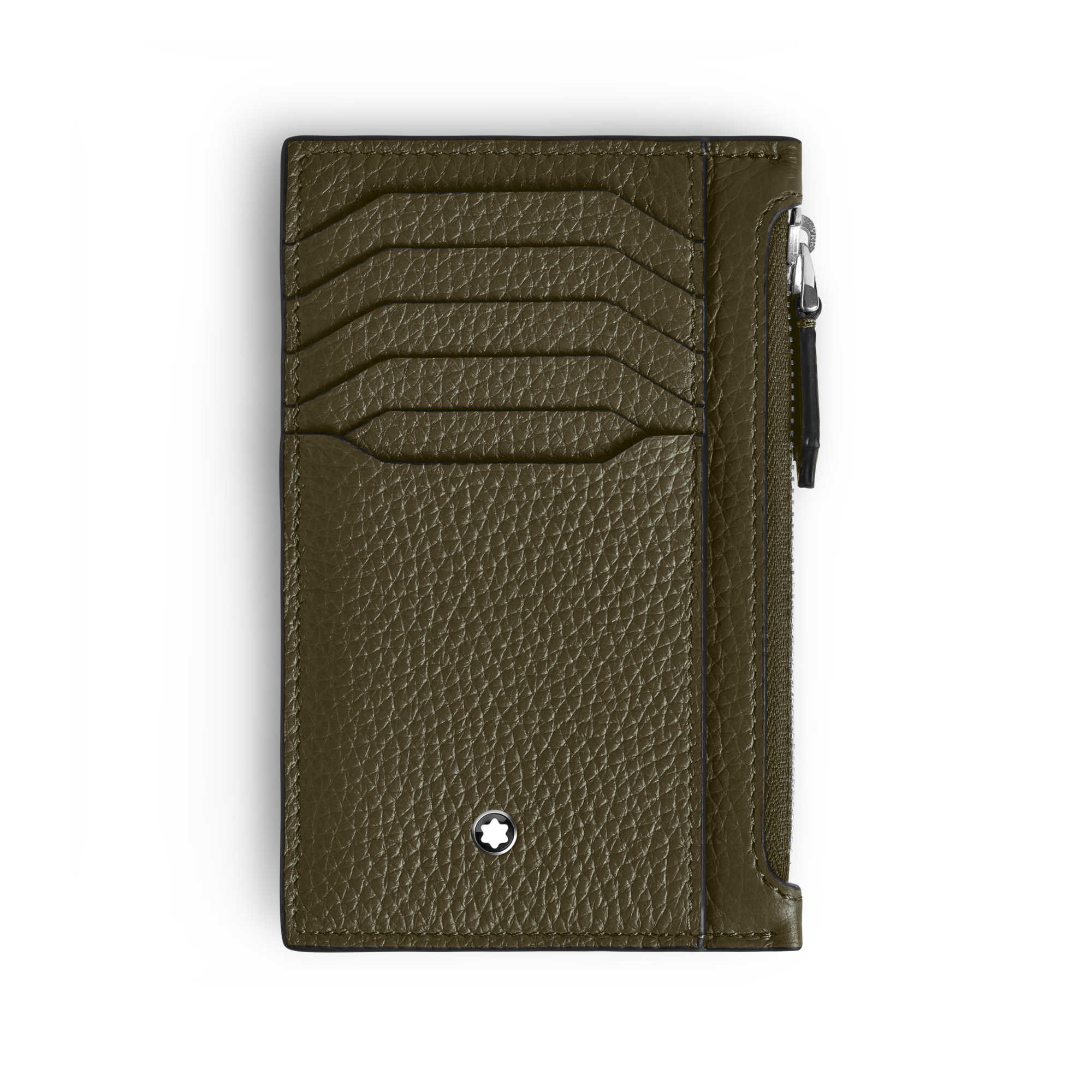 Montblanc Kartenetui 8 cc mit Reißverschluss aus Grain Leder