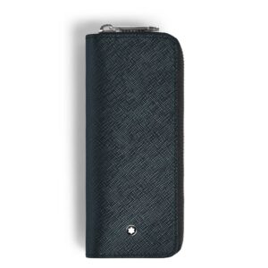 Montblanc Etui für 2 Schreibgerät mit Reißverschluss aus Sartorial Leder