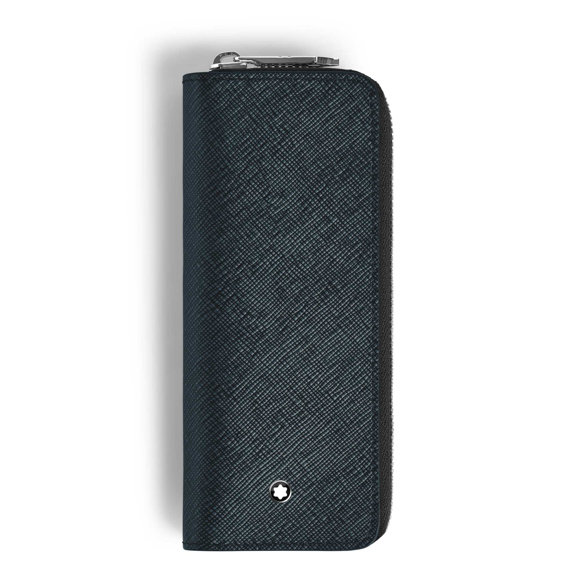 Montblanc Etui für 2 Schreibgerät mit Reißverschluss aus Sartorial Leder