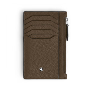 Montblanc Kartenetui 8 cc mit Reißverschluss aus Grain Leder