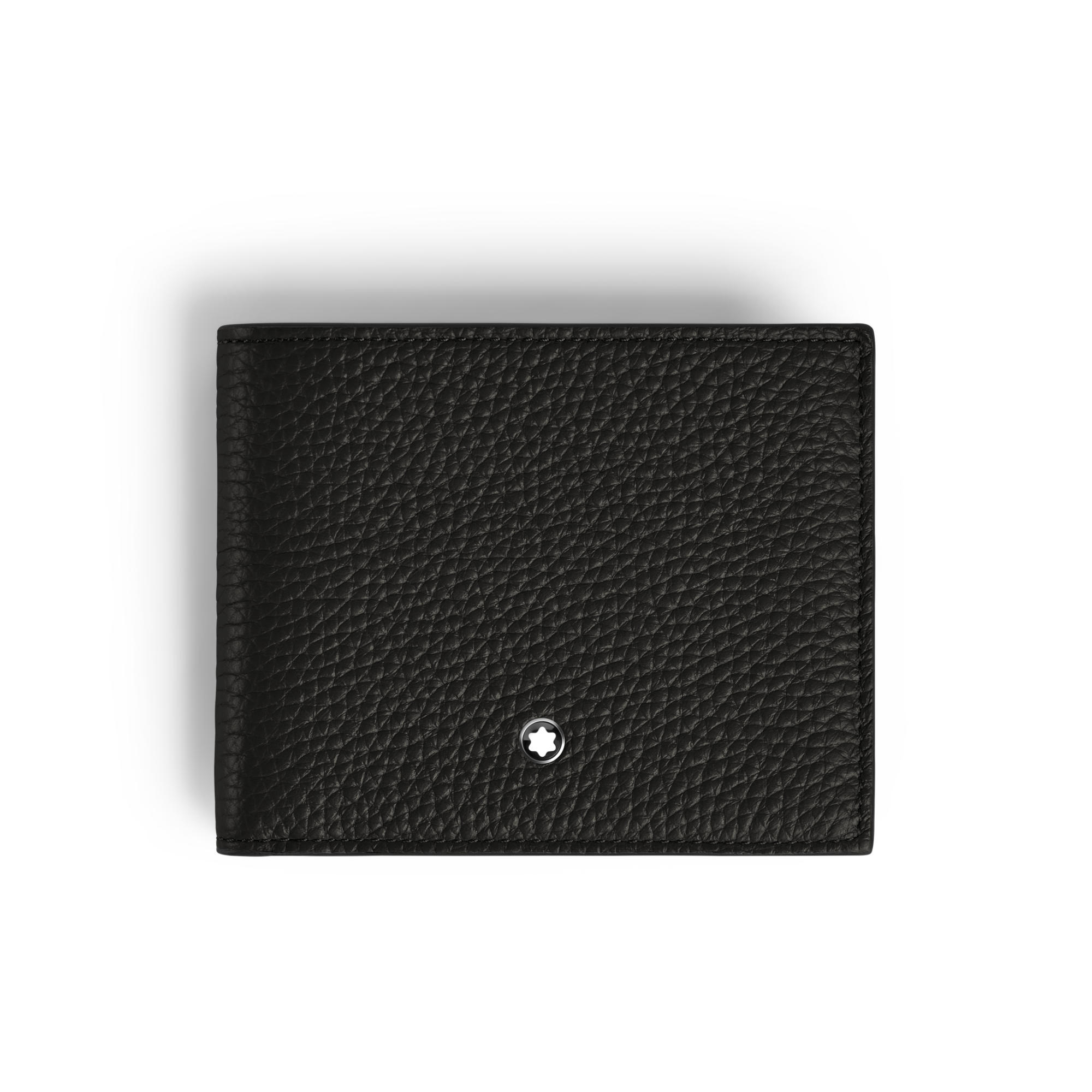Montblanc Brieftasche 4 cc mit Münzfach aus Grain Leder