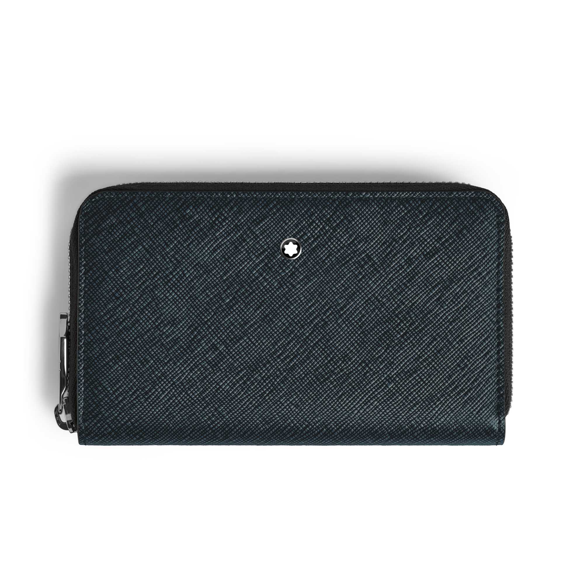 Montblanc Mittelgroße Continental-Brieftasche 12 cc mit Reißverschluss aus Sartorial Leder