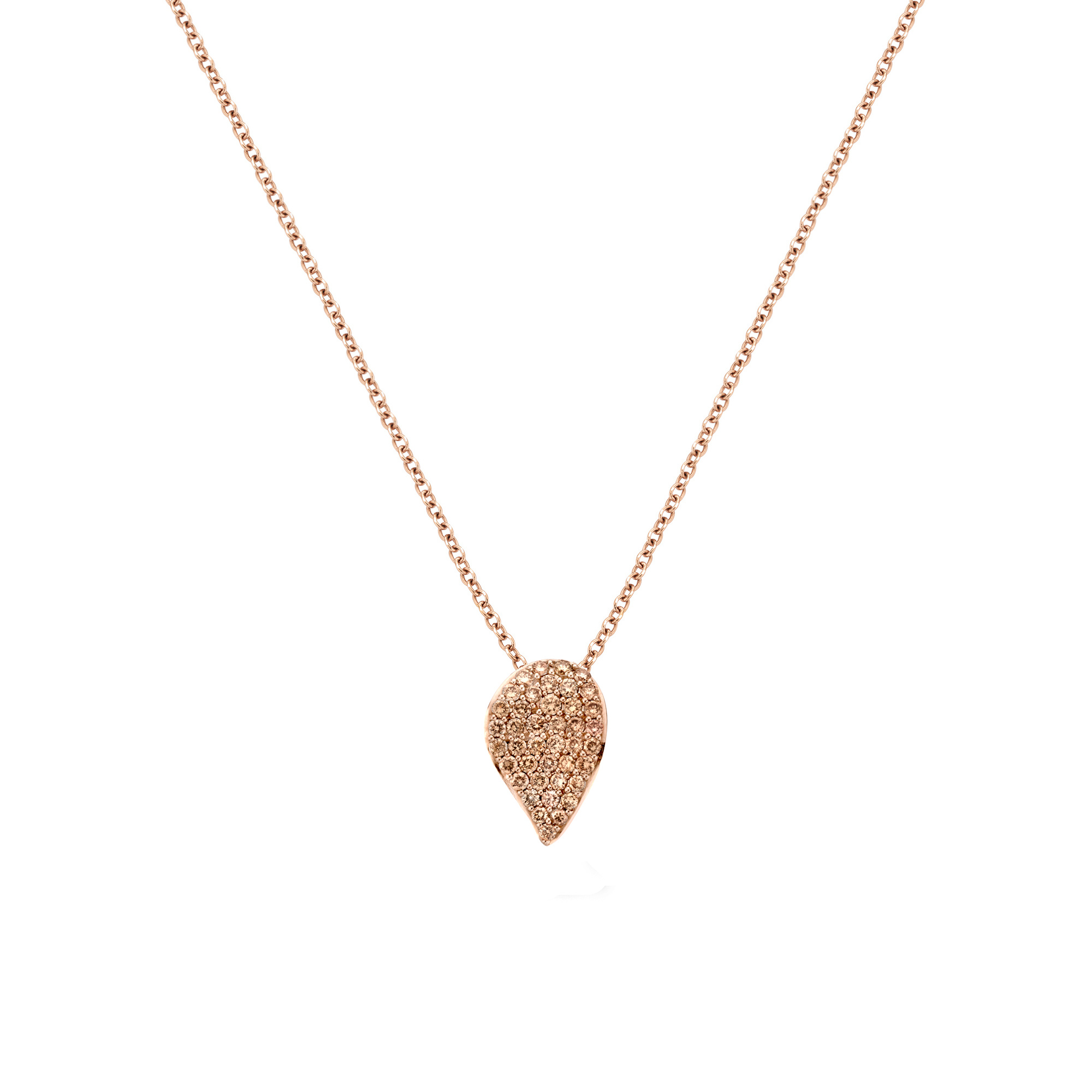 Bigli Mini Leaves Anhänger mit Kette